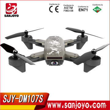 PK XS809 Drone Pliable avec Wifi Suivez-moi Fonction 720 P Wifi FPV Grand Angle Caméra Long Temps de Vol SJY-DM107S Noir couleur